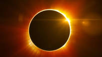 Solar Eclipse  Live over Dallas Texas